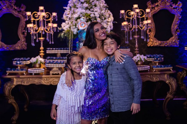 vestido de noiva para fãs de Star Wars