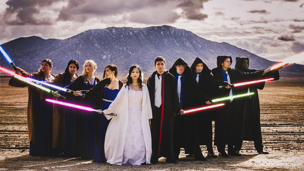 casamento temático Star Wars vestido