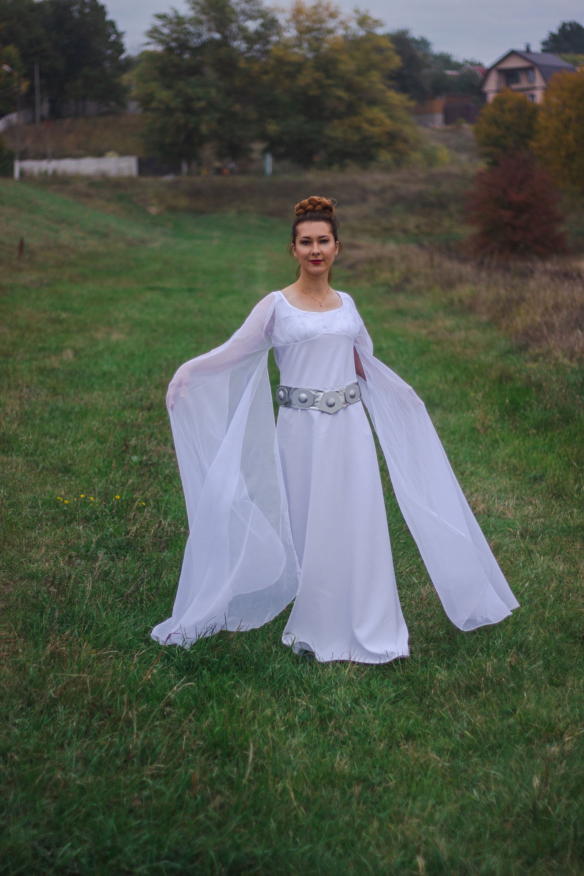 vestido de noiva Princesa Leia