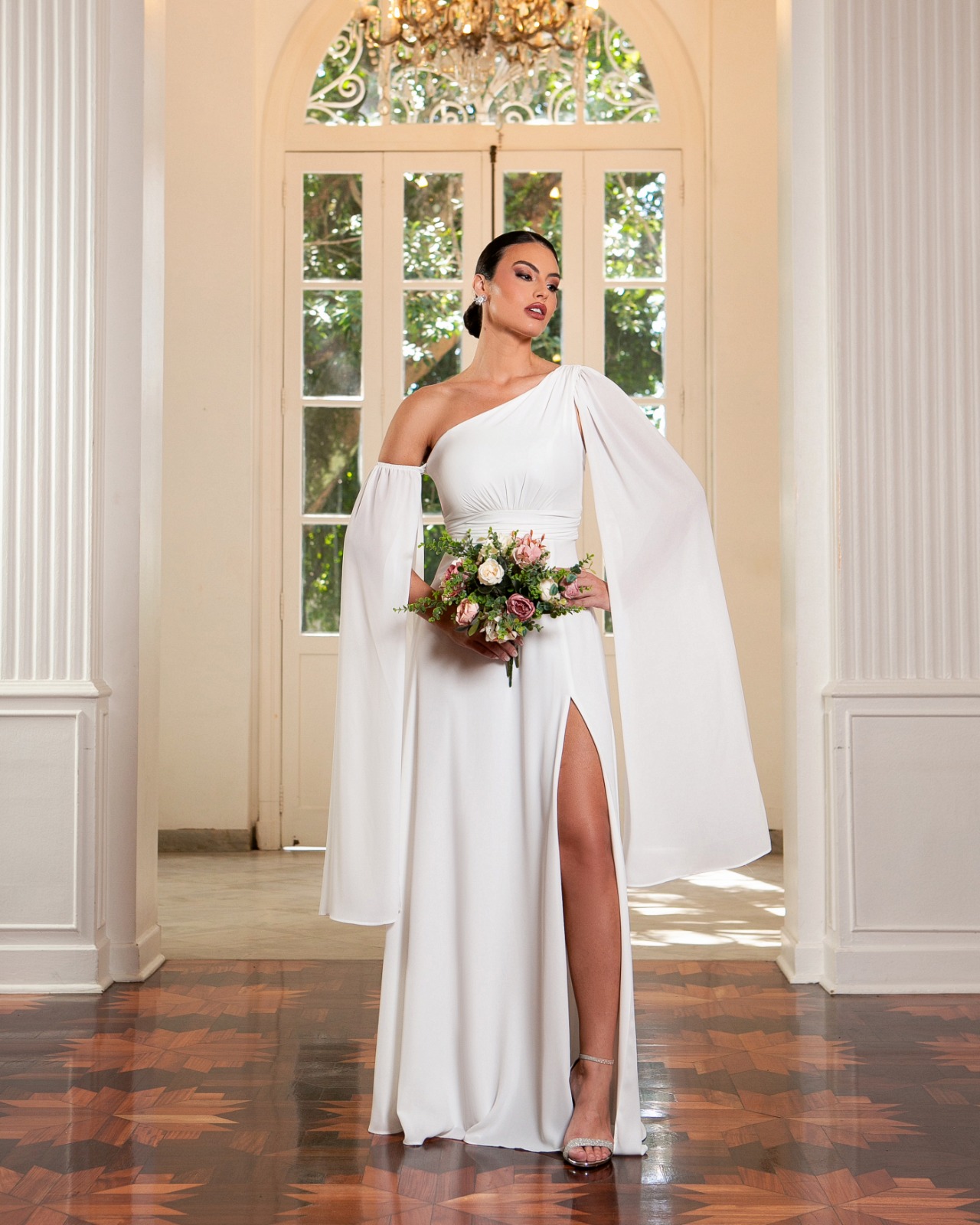 vestido de noiva todo liso