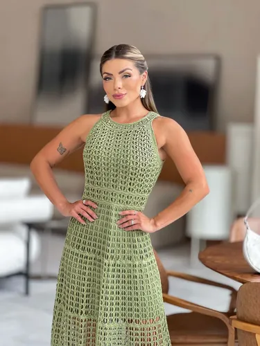 vestido de noiva crochê inverno