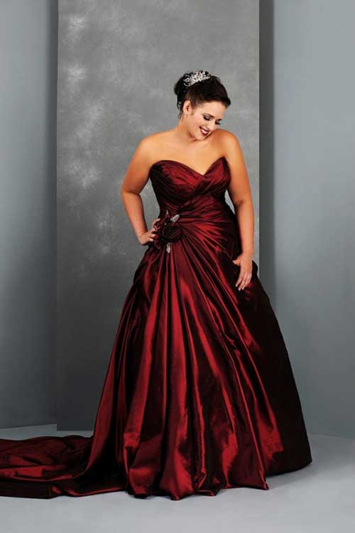 vestido de noiva vermelho tradicional