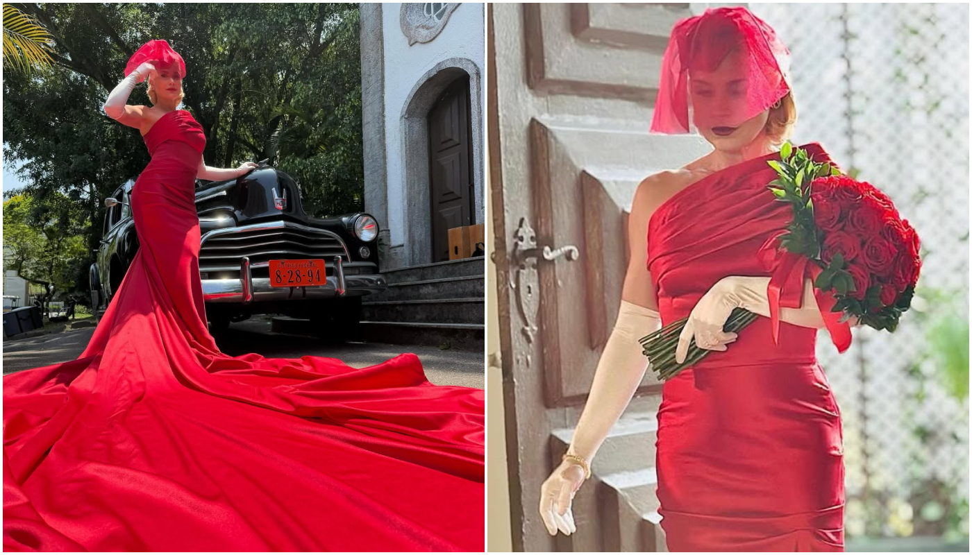 vestido de noiva vermelho cultura cigana