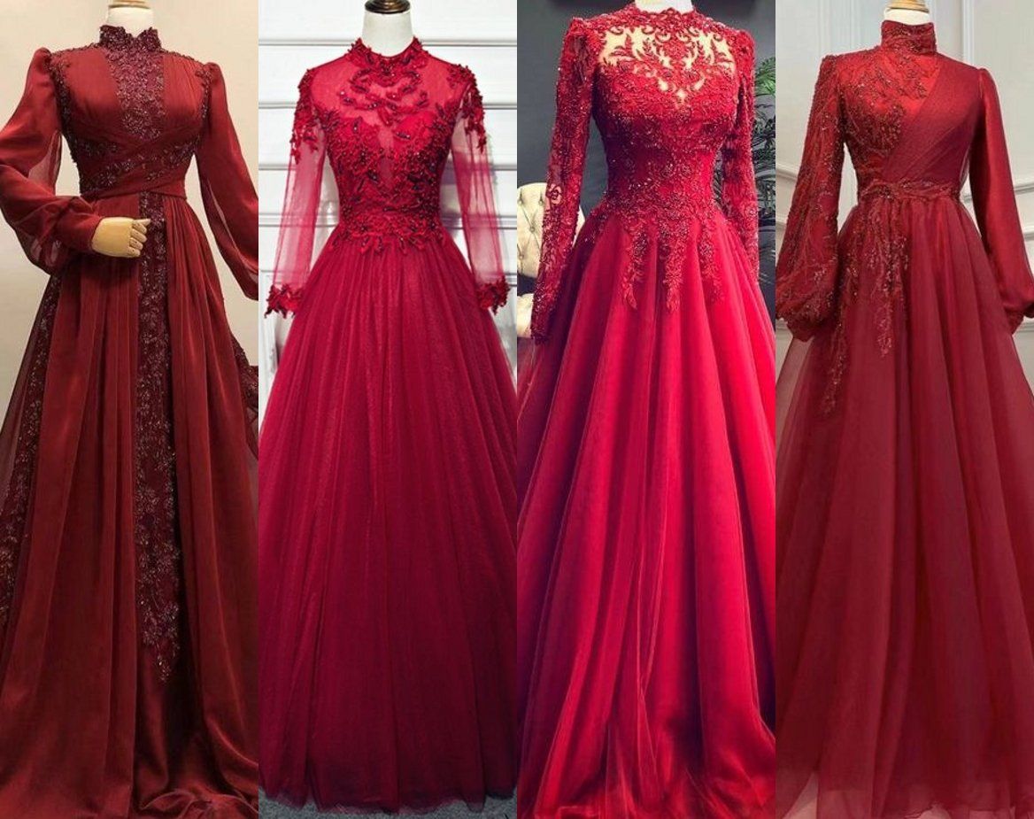 história vestido noiva vermelho
