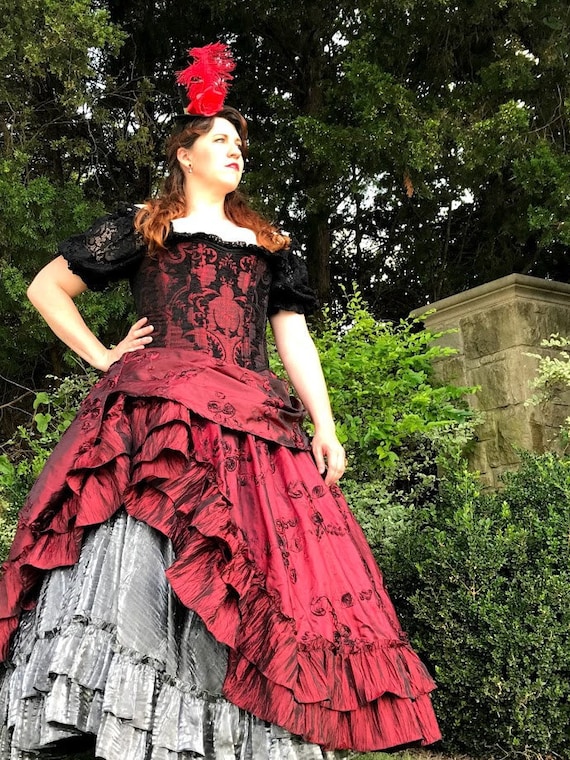 vestido de noiva vermelho ocidente