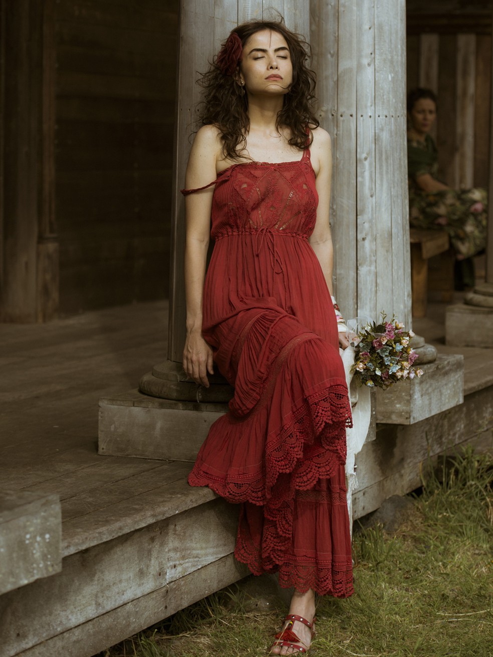 vestido de noiva vermelho na china