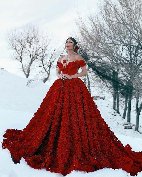 vestido de noiva vermelho cultura cigana