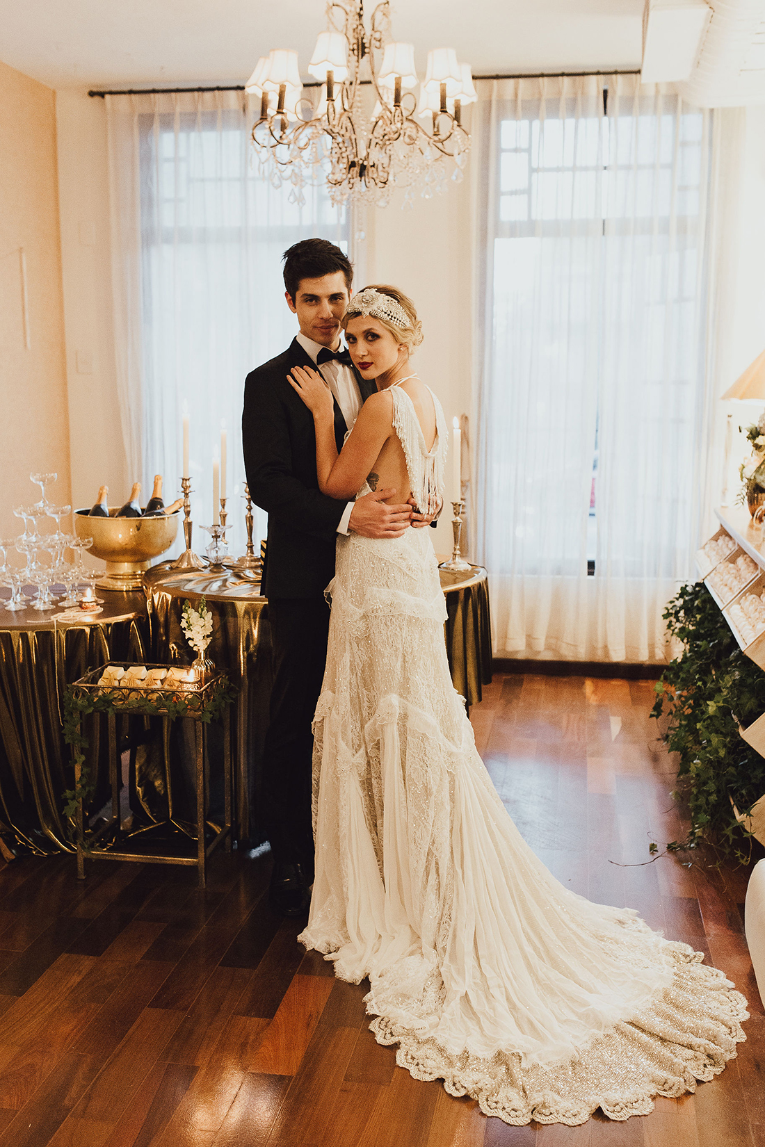 vestido de noiva anos 20 moderno