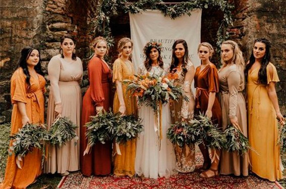 vestido madrinha combina com noiva