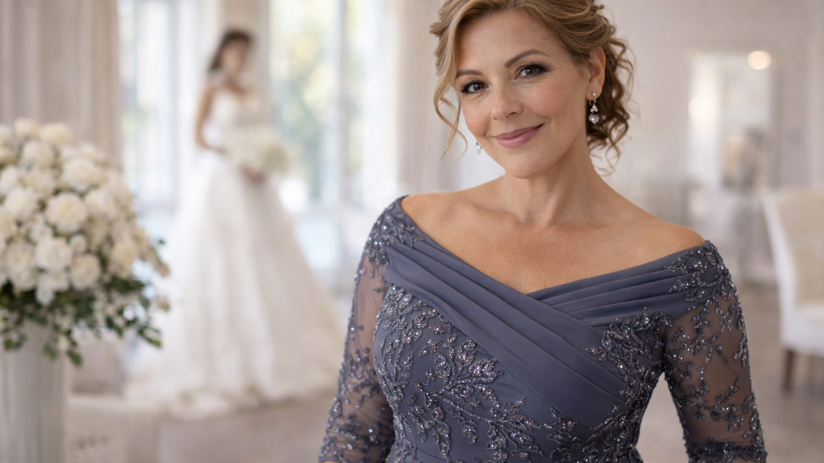 vestido mãe de noiva chique