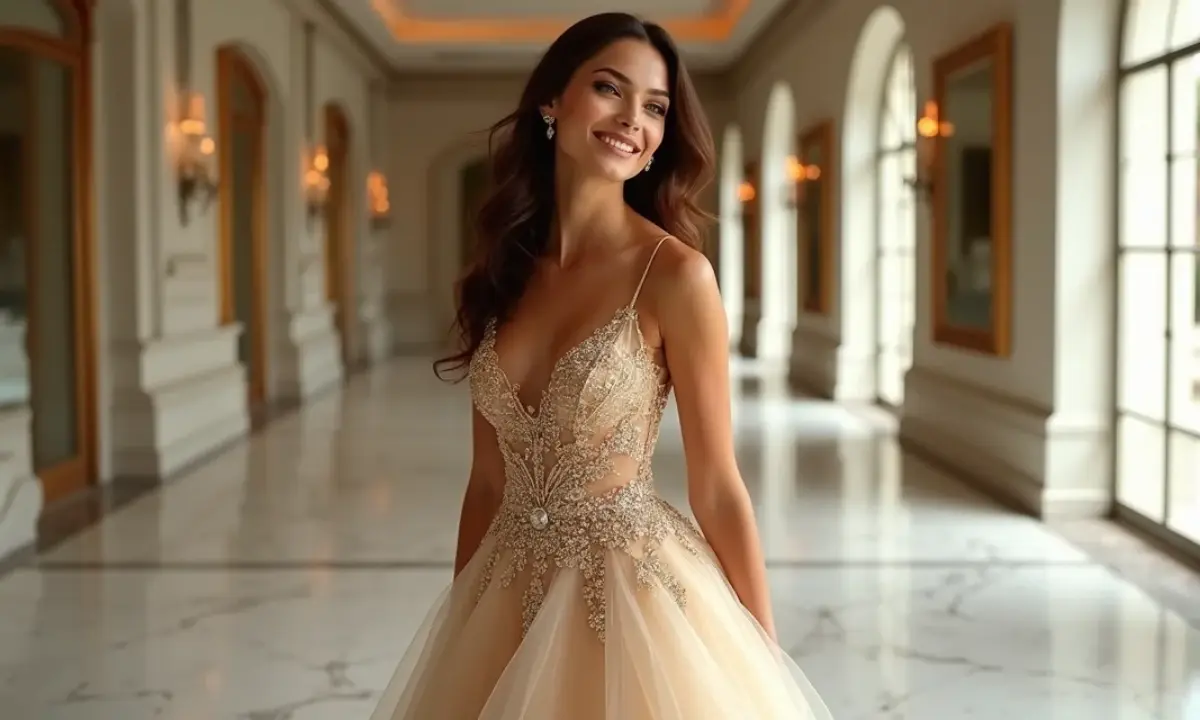 10 ideias vestido noiva dourado princesa sereia