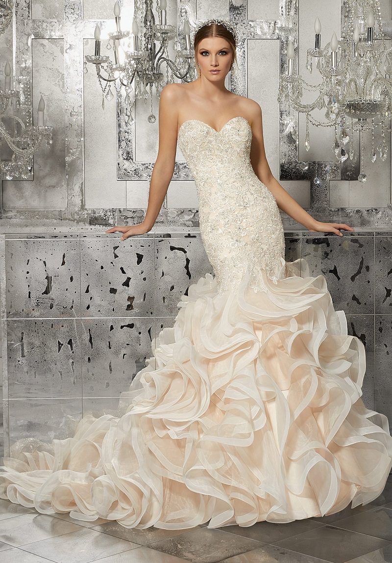 vestido noiva dourado princesa ou sereia