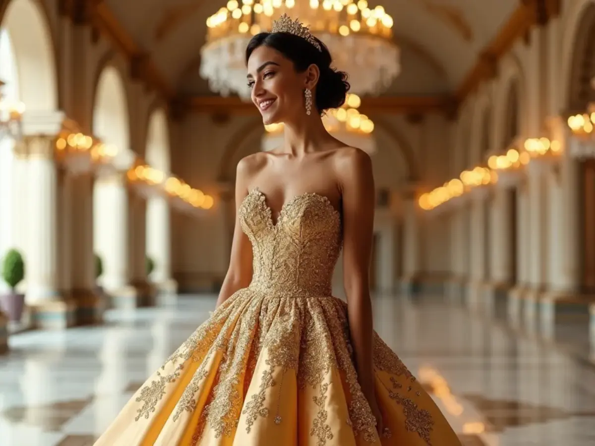 vestido noiva dourado zibeline ou renda francesa