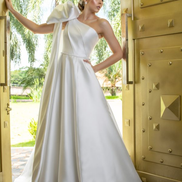 ideias vestido noiva dourado luxuoso