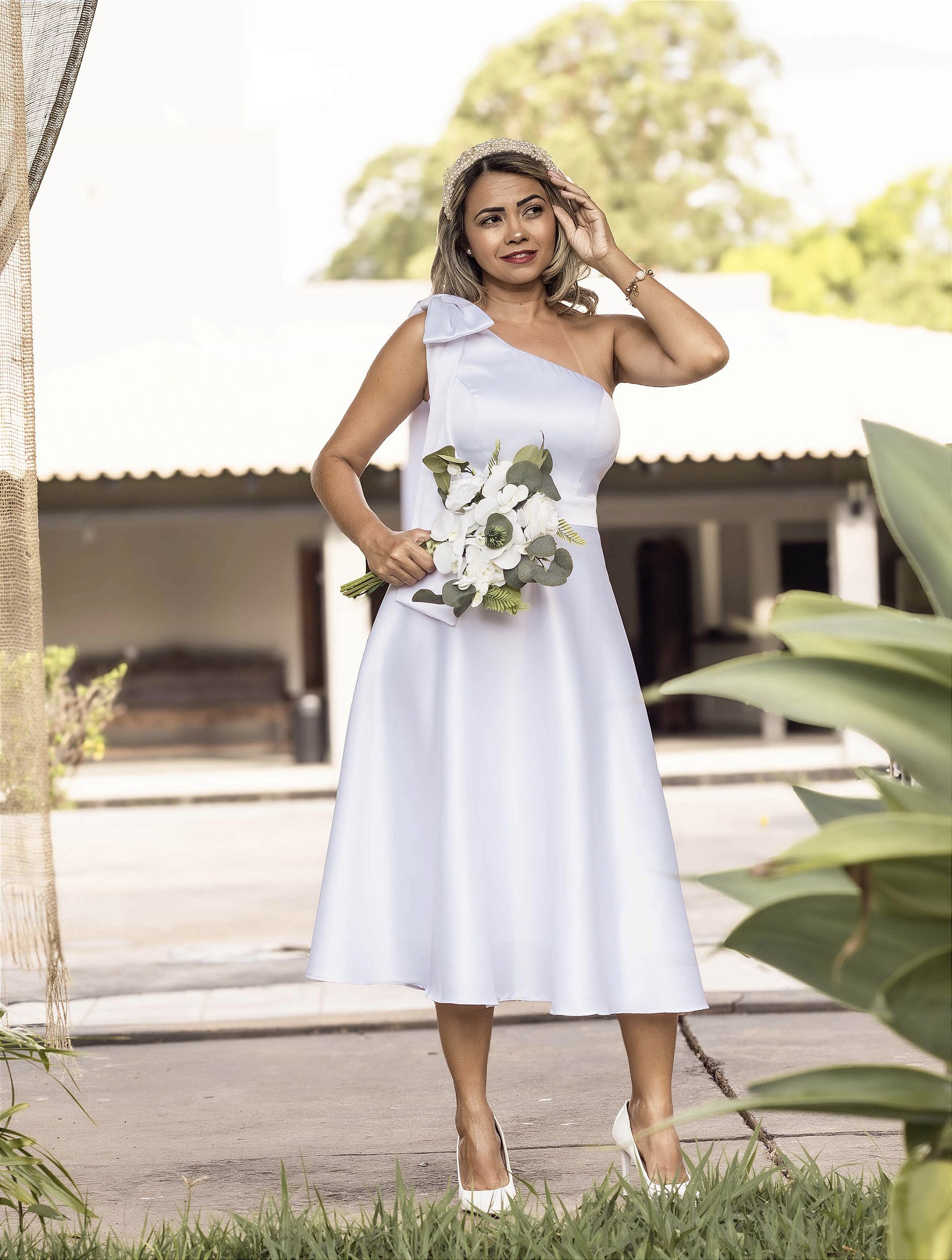 vestido para casamento civil
