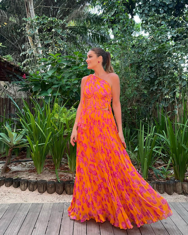 vestido para casamento na praia convidada 2026