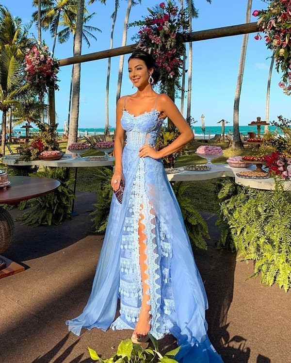 vestido madrinha um ombro só 2026