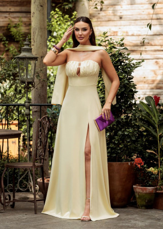 vestido madrinha minimalista elegante 2026