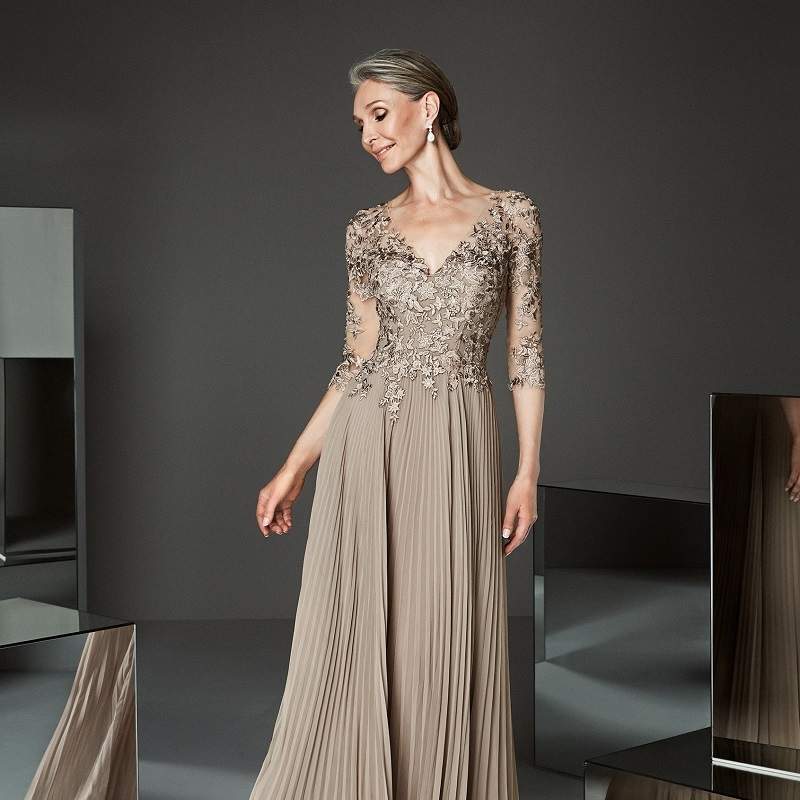 vestido mãe de noivo rose