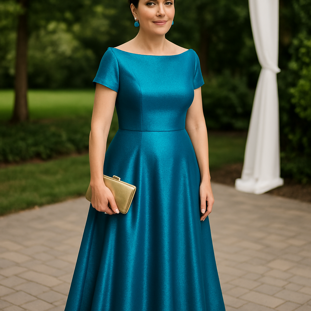 vestido mãe de noivo para casamento à noite