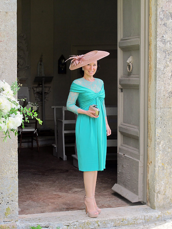 vestido mãe de noivo verde esmeralda