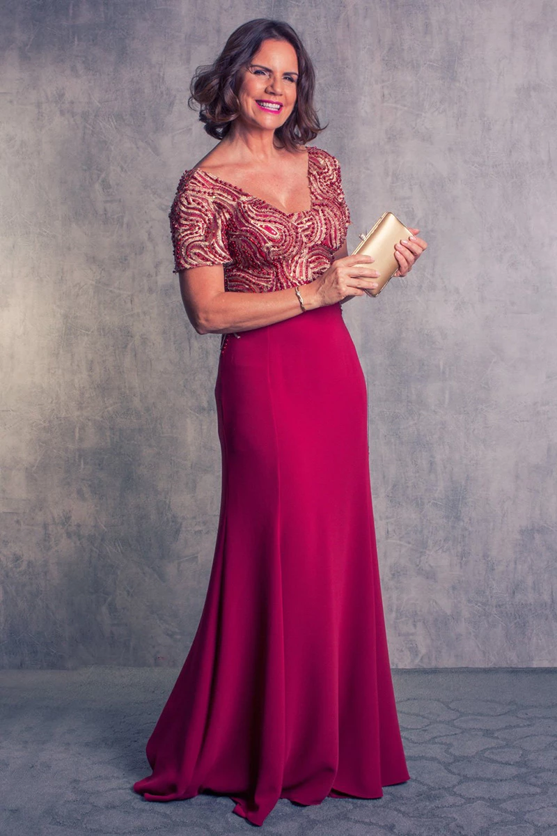 vestido para mãe dos noivos