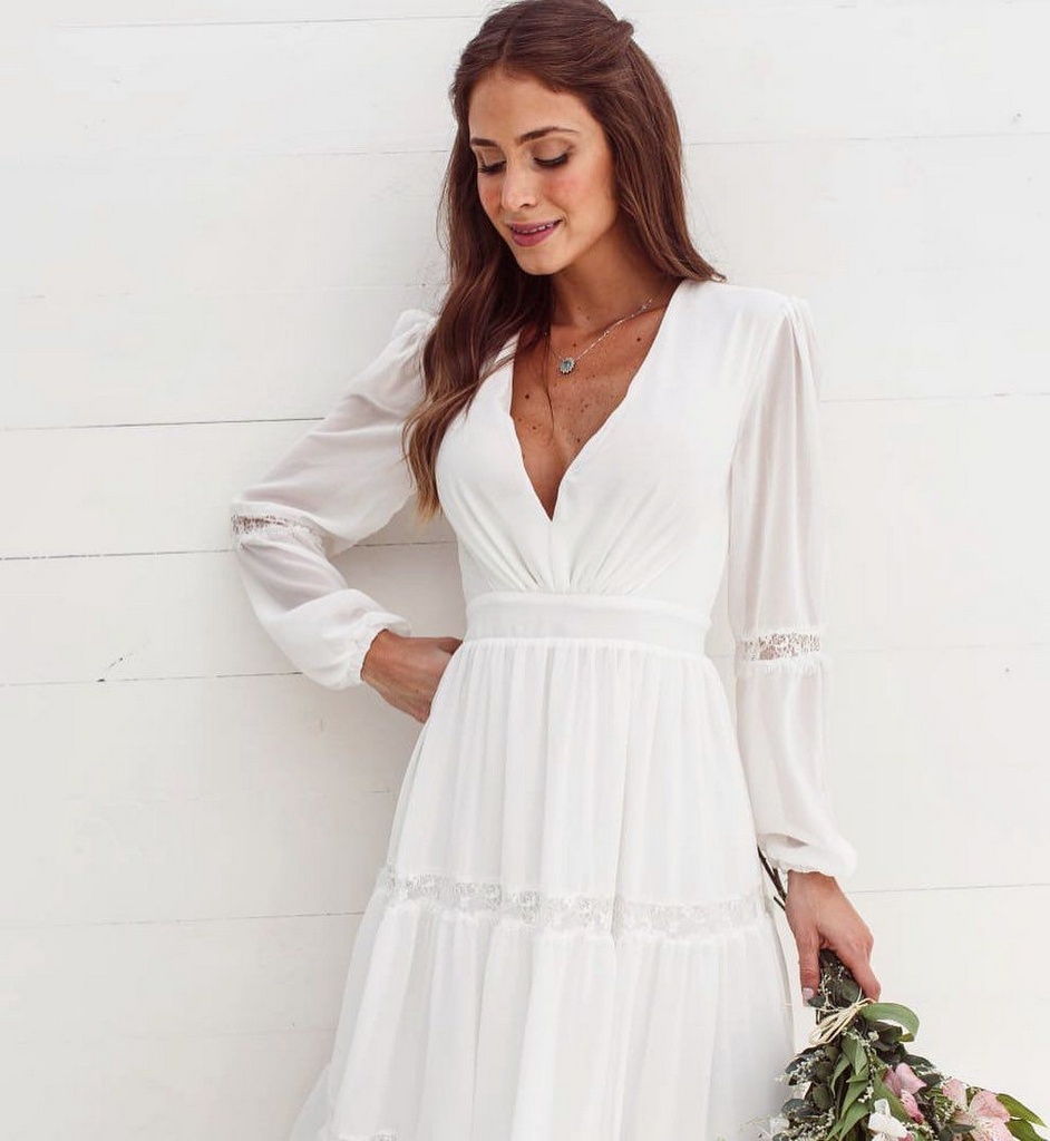 vestidos para casamentos no civil