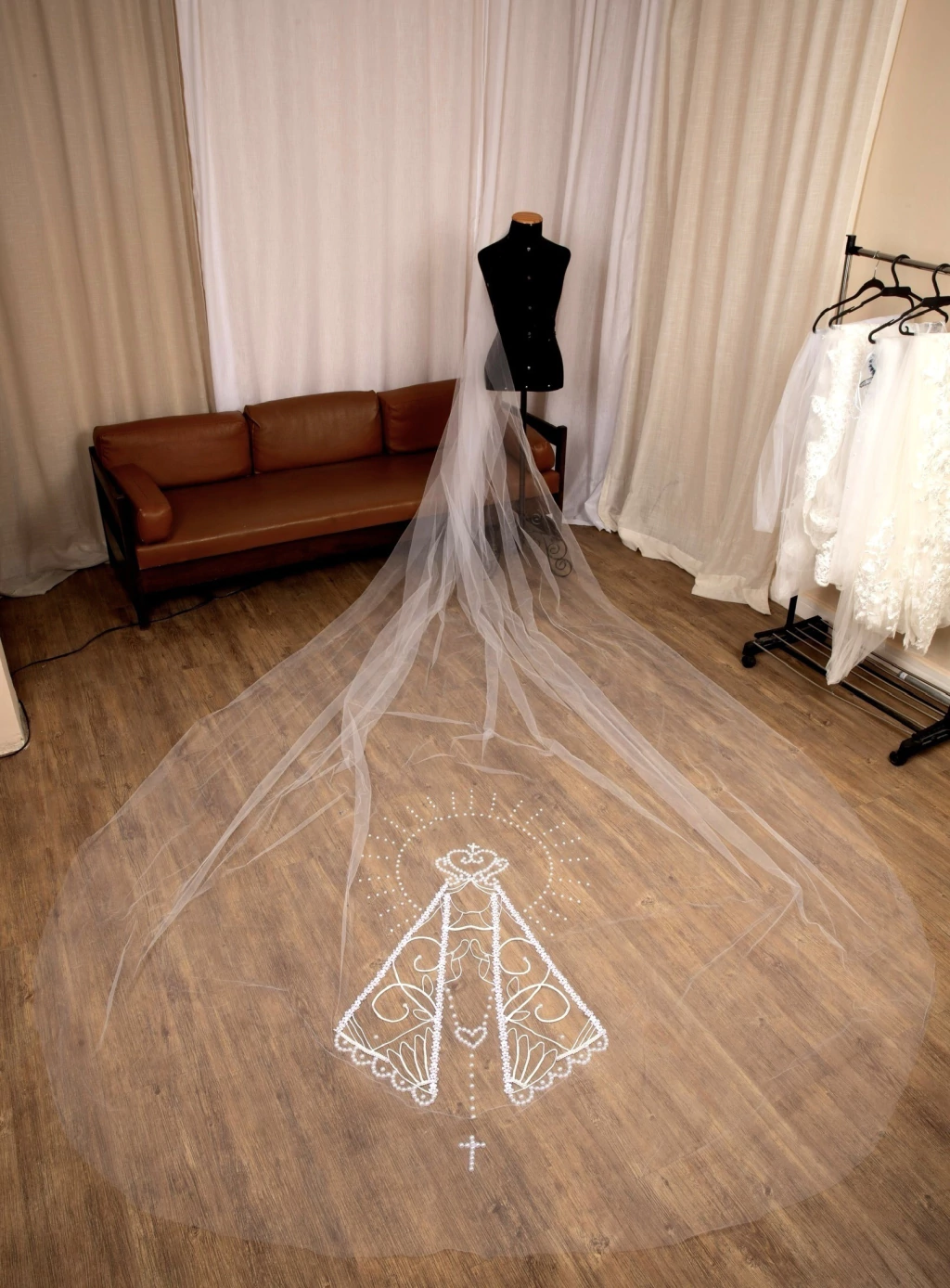 inspiração véu catedral para noivas