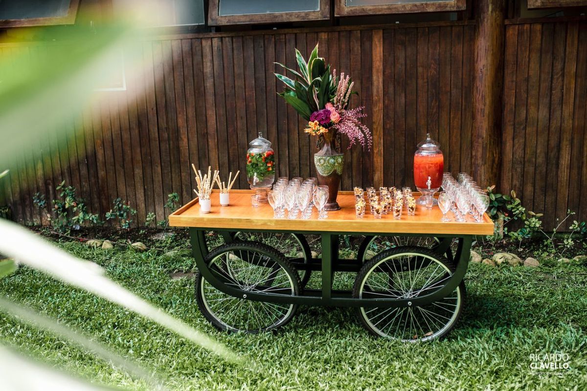 bebida de boas vindas para casamento