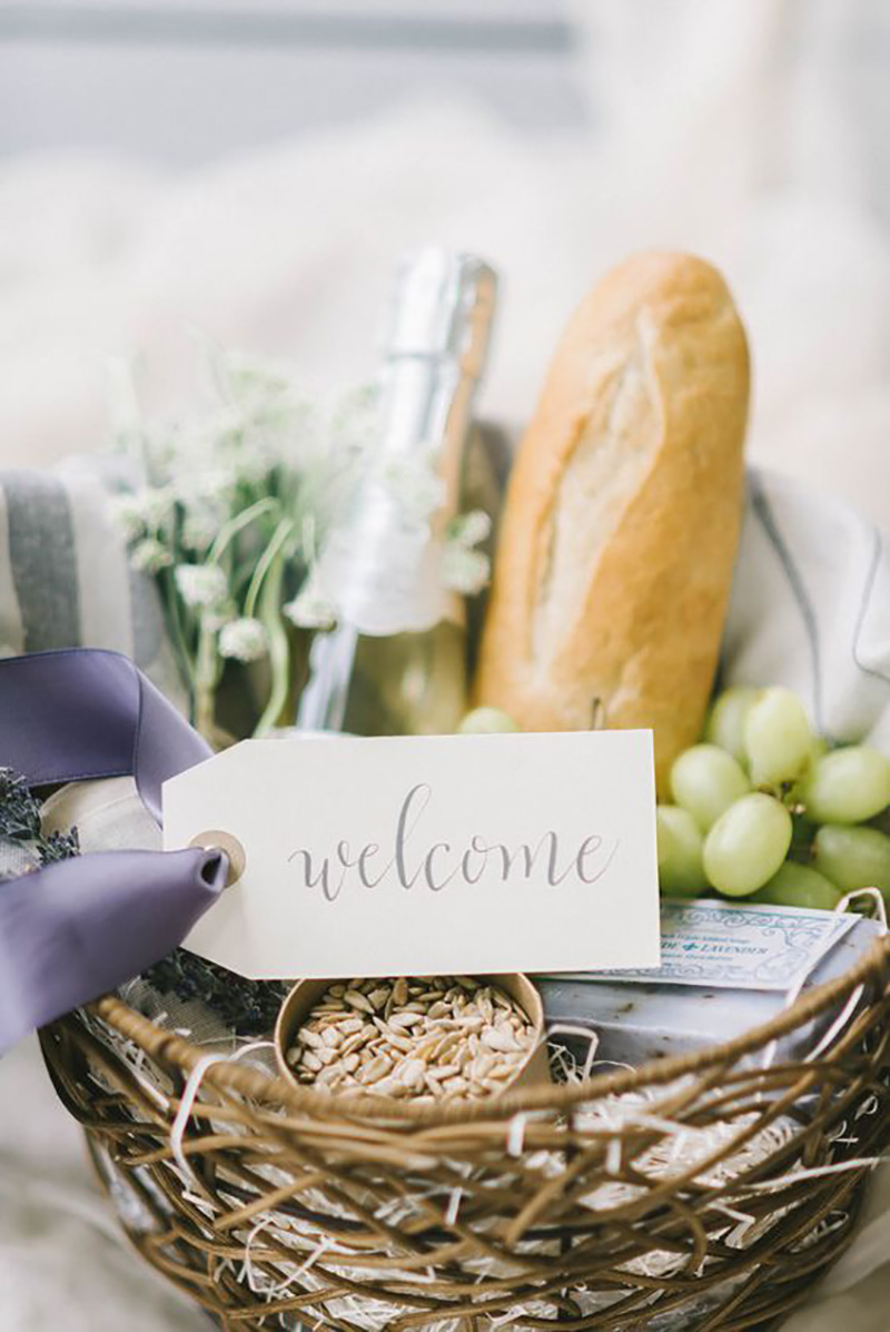welcome gifts para casamento