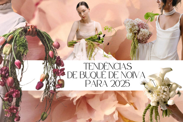 buquê de noiva desconstruído