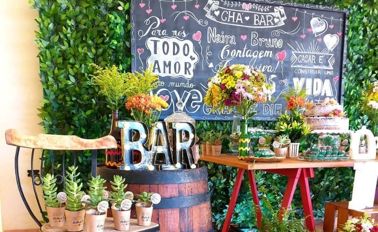 lista de presentes chá bar