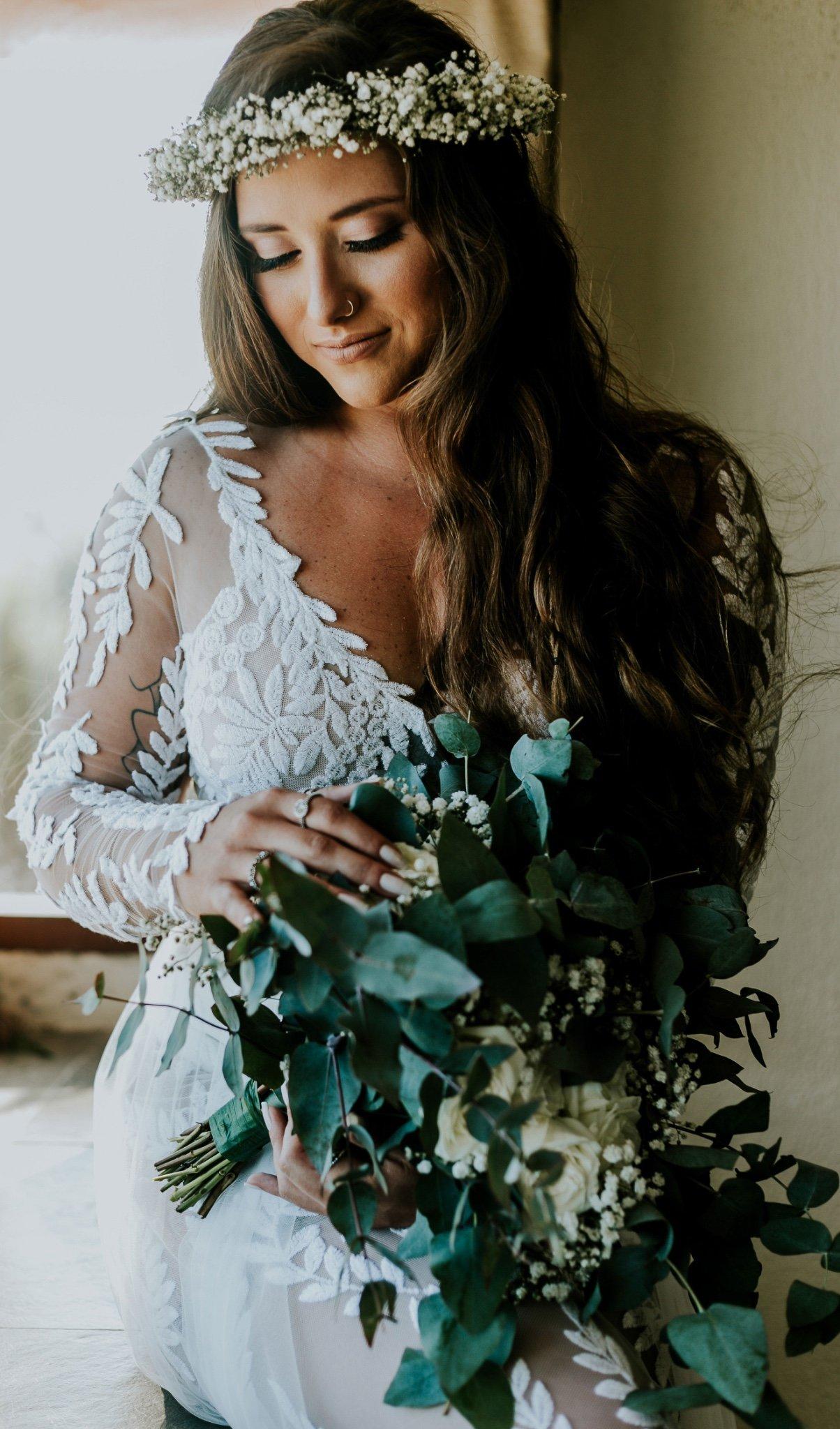 tiara de flores para noiva
