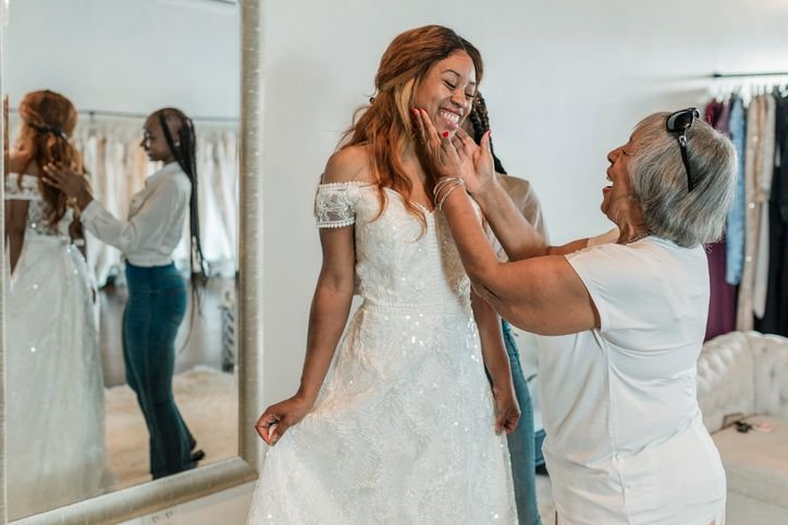 bordado em vestido de noiva