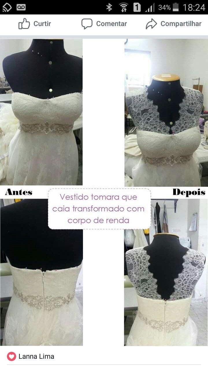 customizar vestido de noiva vintage