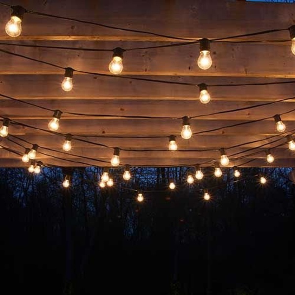 decoração com lâmpadas