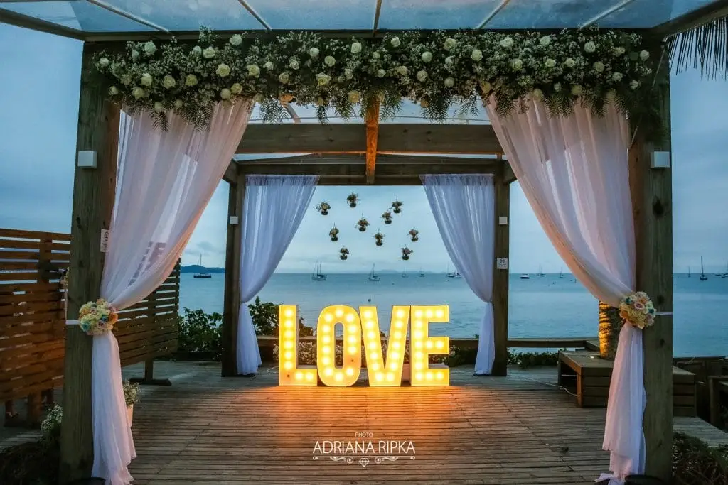 decoração de casamento civil