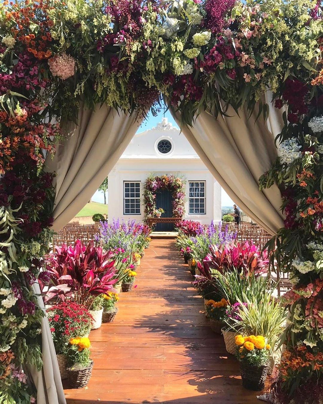 decoração de casamento no campo