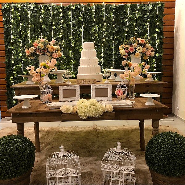 decoração de casamento vintage