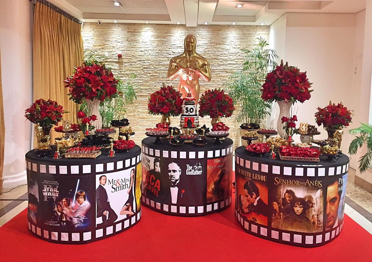 decoração casamento cinema clássico