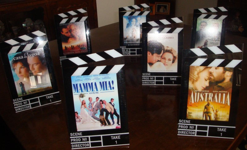 lembrancinhas casamento tema cinema