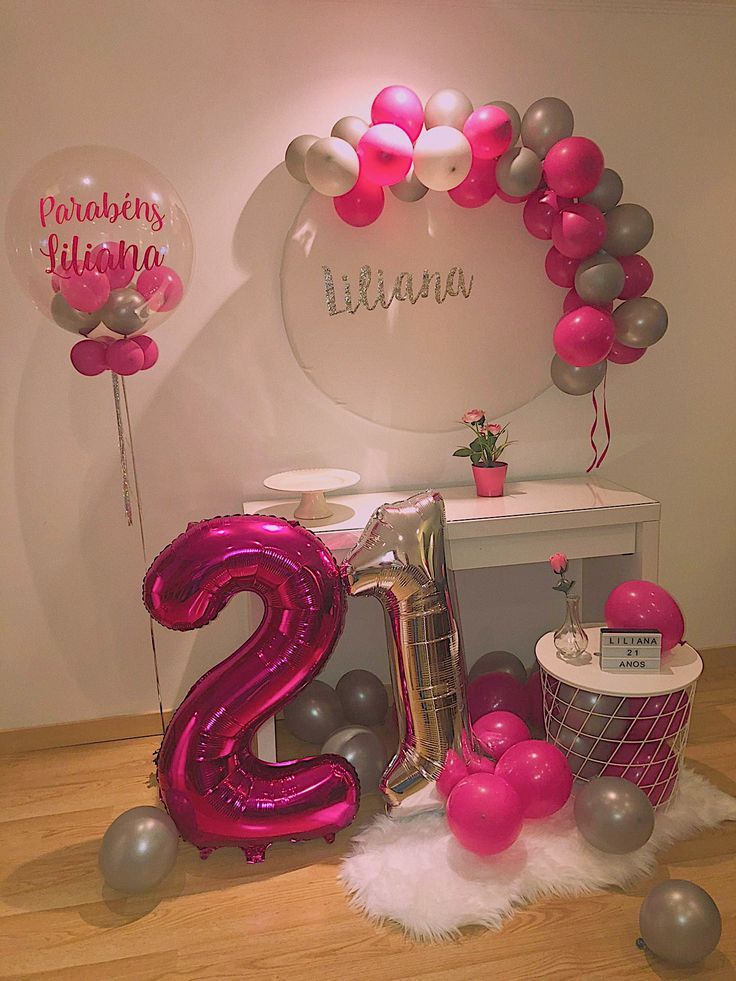 decoração 21 anos masculina