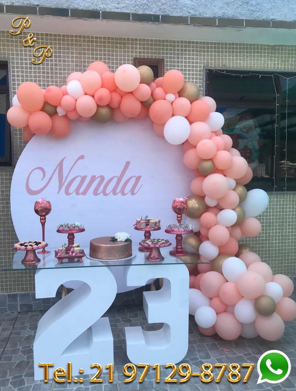 balões 21 anos