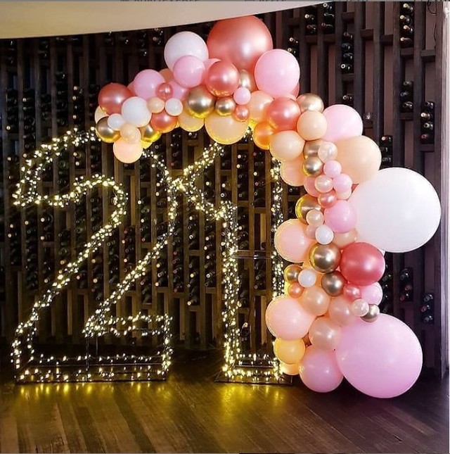 balões 21 anos