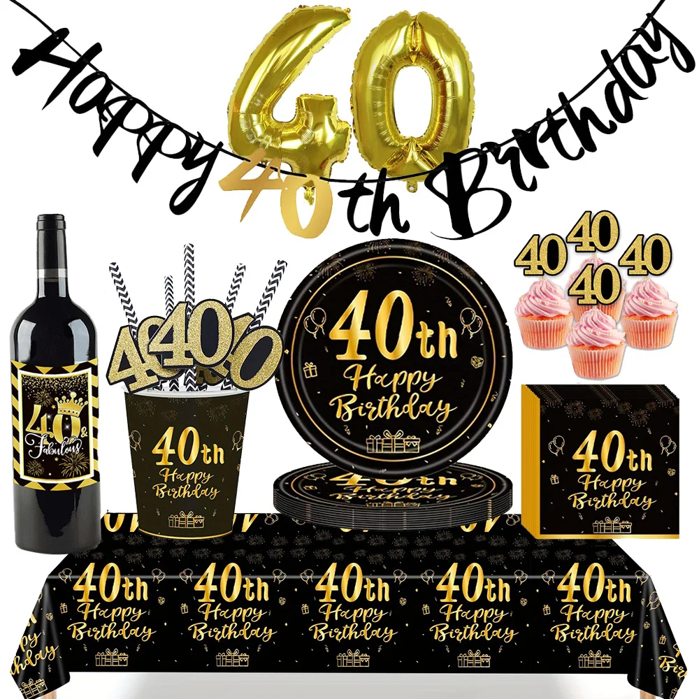 decoração aniversário 40 anos homem