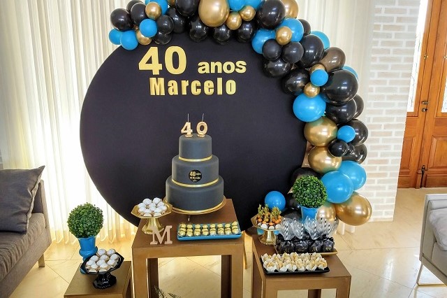 tema festa 40 anos homem