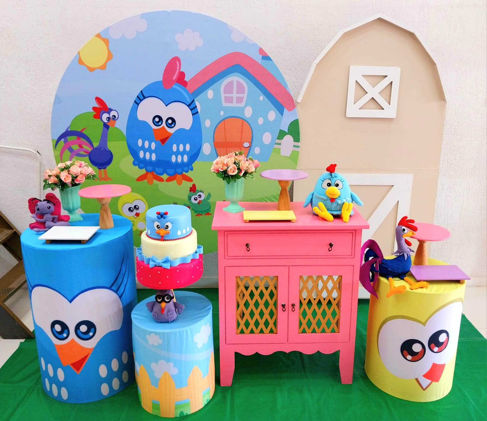 decoração galinha pintadinha personalizada