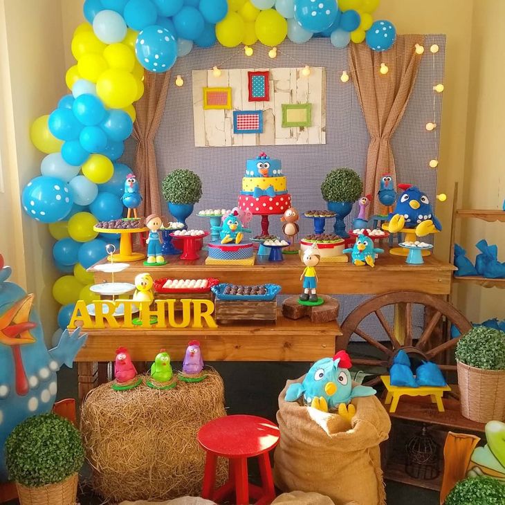 galinha pintadinha decoração 1 ano