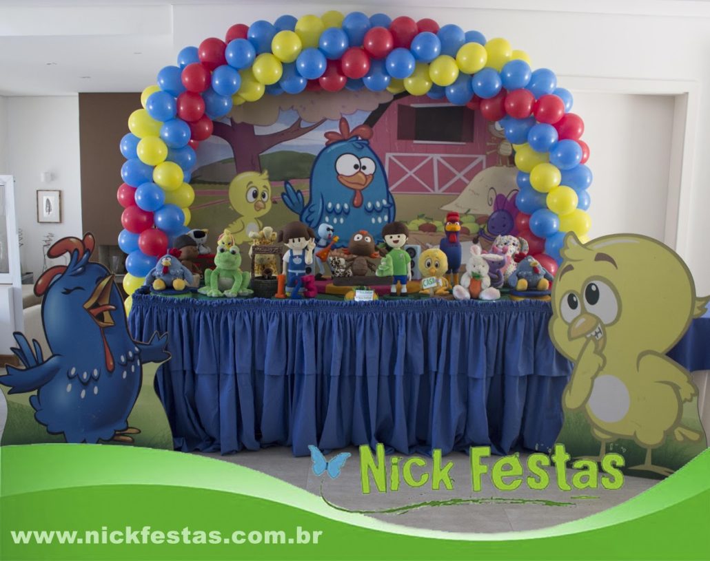 galinha pintadinha decoração mesversário