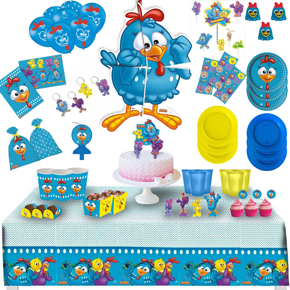 decoração galinha pintadinha rústica